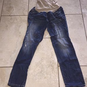 Maternity denim jeans